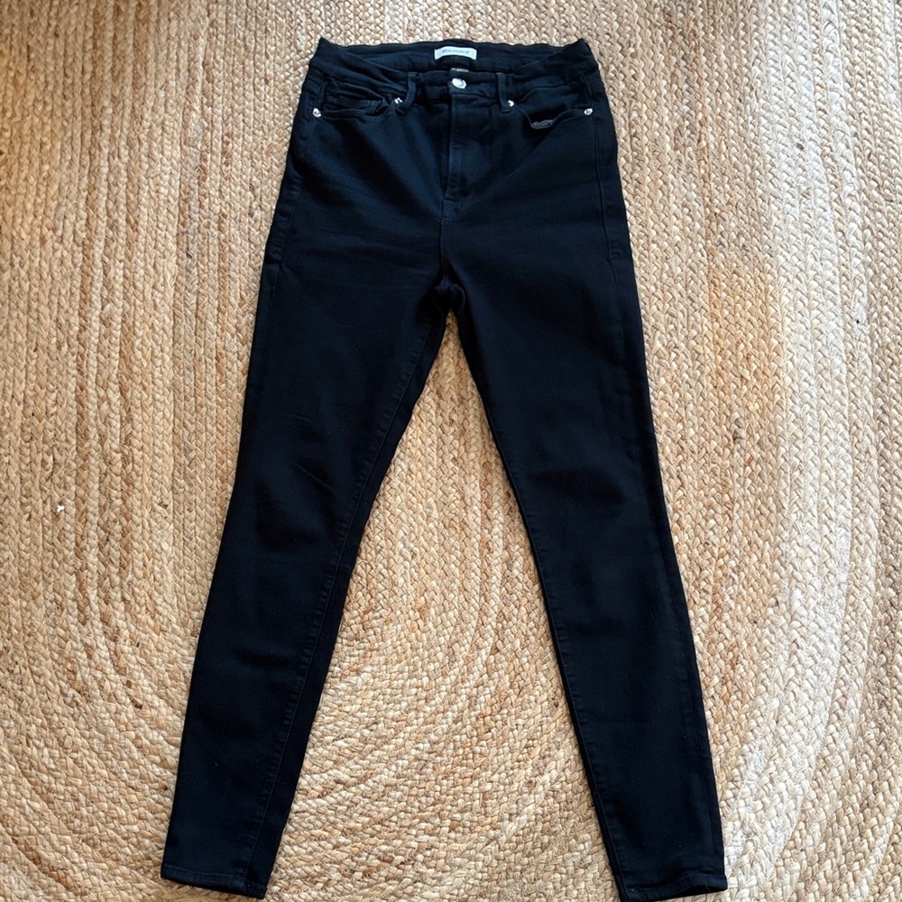 Good American Black Skinny Jeans
